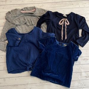 Girls top bundle Zara cat & Jack size 5
